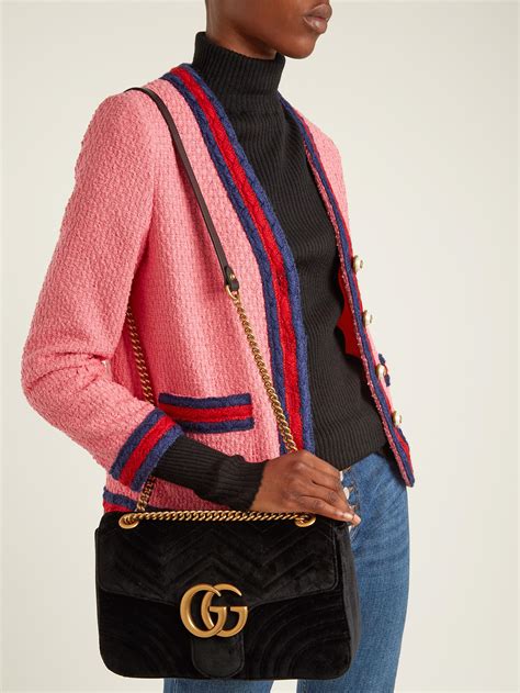 gucci crossbody bag velvet|gucci crossbody bag new.